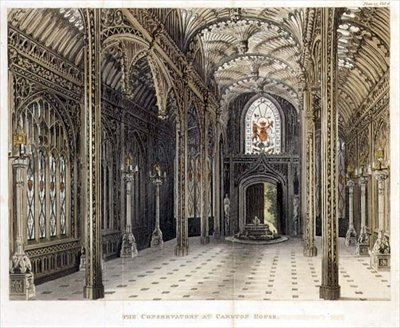 The Gothic Conservatory, Carlton House, from Pyne
